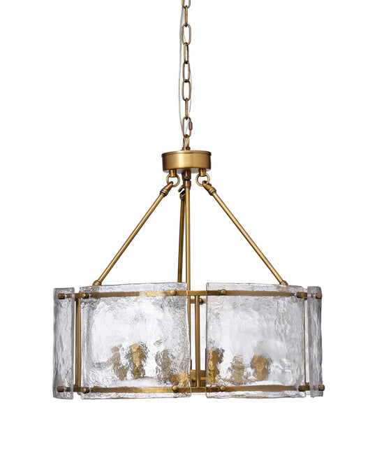Antique Brass, Clear Glass