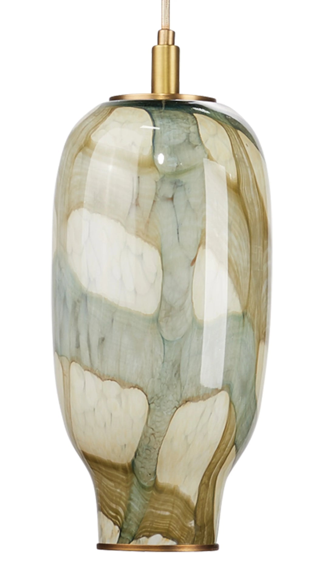 Helen Glass 1-Light Pendant, Small - AmericanHomeFurniture