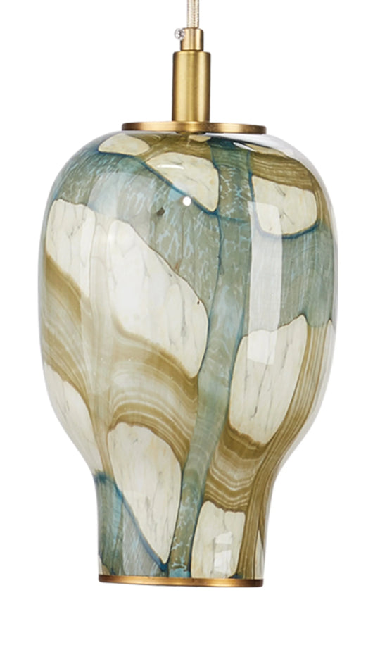 Jamie Young Helen Glass 1-Light Pendant, Large PENDANT LIGHTING