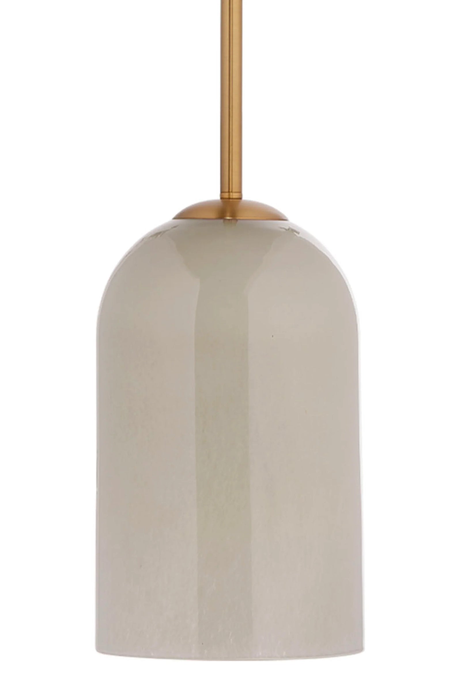Jamie Young Holt 1-Light Glass Pendant, Taupe PENDANT LIGHTING