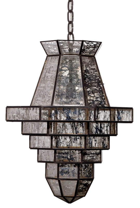 Jamie Young Imperial 1-Light Glass and Metal Pendant PENDANT LIGHTING