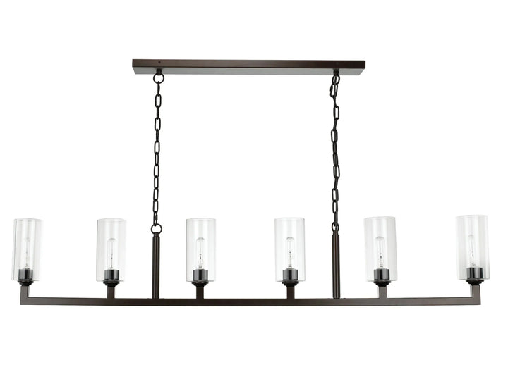 Linear 6 Light Chandelier
