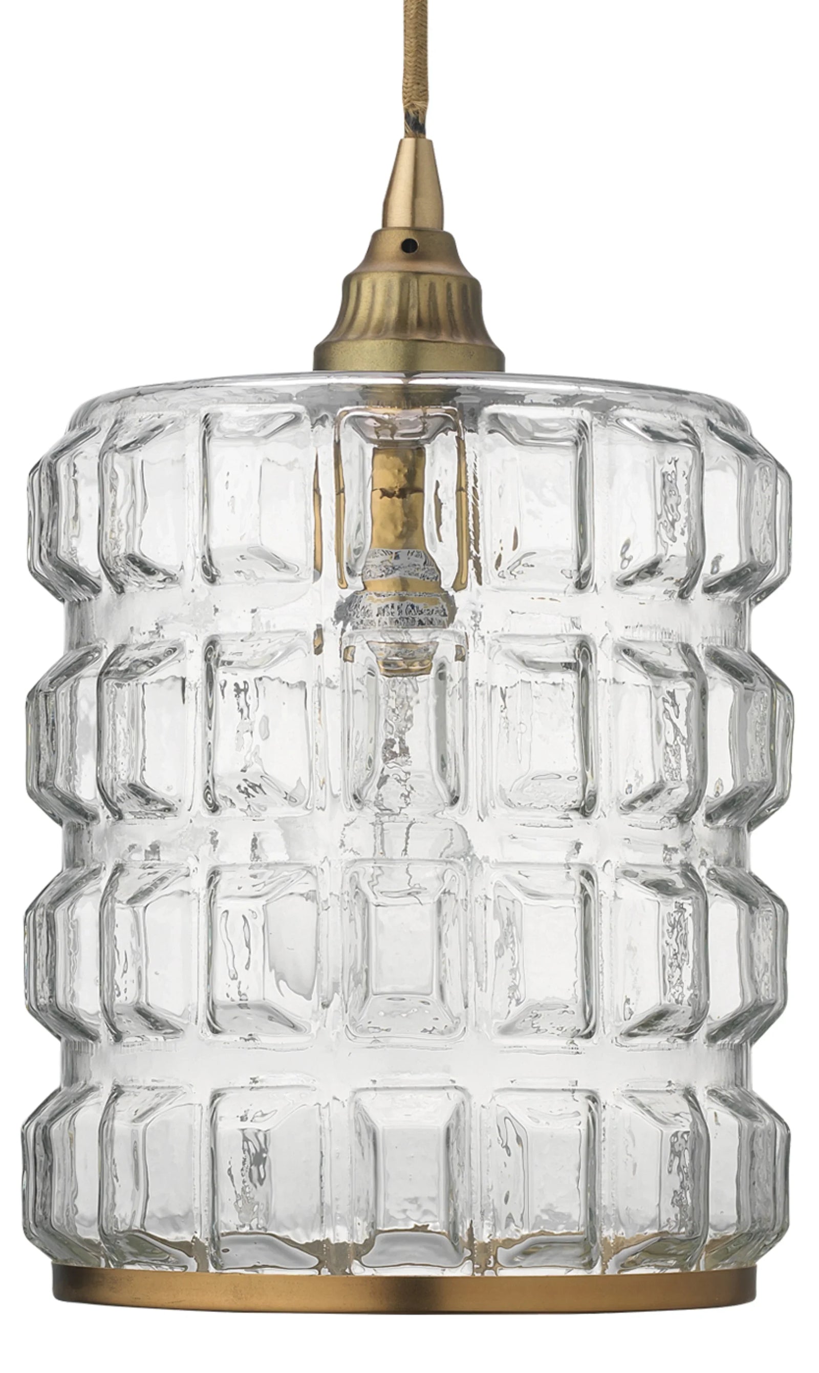 Madison Glass 1-Light Pendant - AmericanHomeFurniture