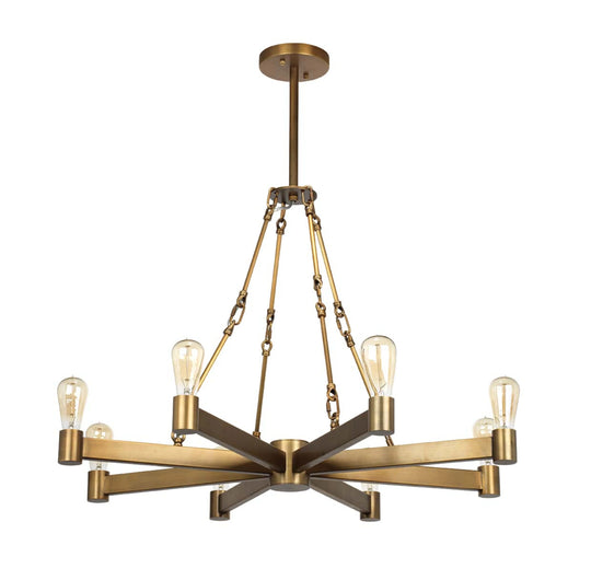Jamie Young Manchester 8-Light Metal Chandelier CHANDELIERS