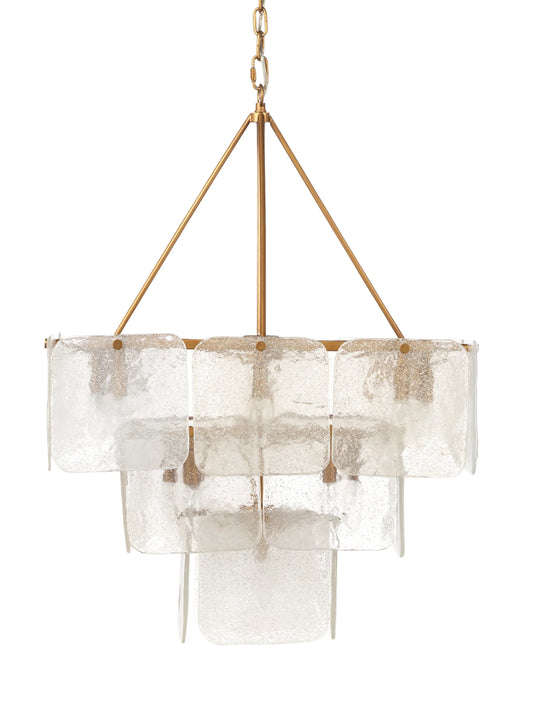 Jamie Young Perignon Three Tier Iron Chandelier CHANDELIERS