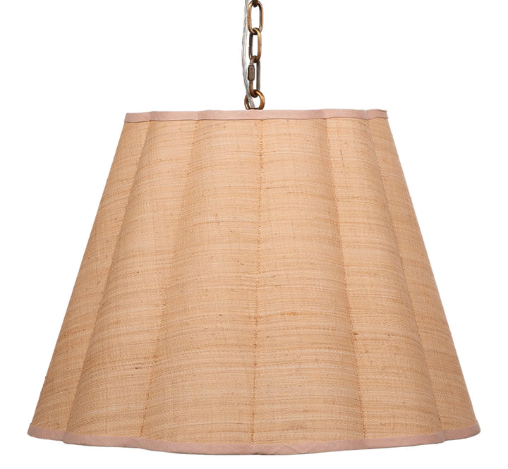 Scalloped 1-Light Pendant - AmericanHomeFurniture