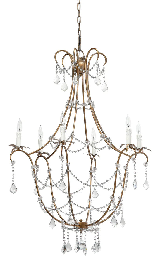 Jamie Young Scarlett Crystal Chandelier CHANDELIERS
