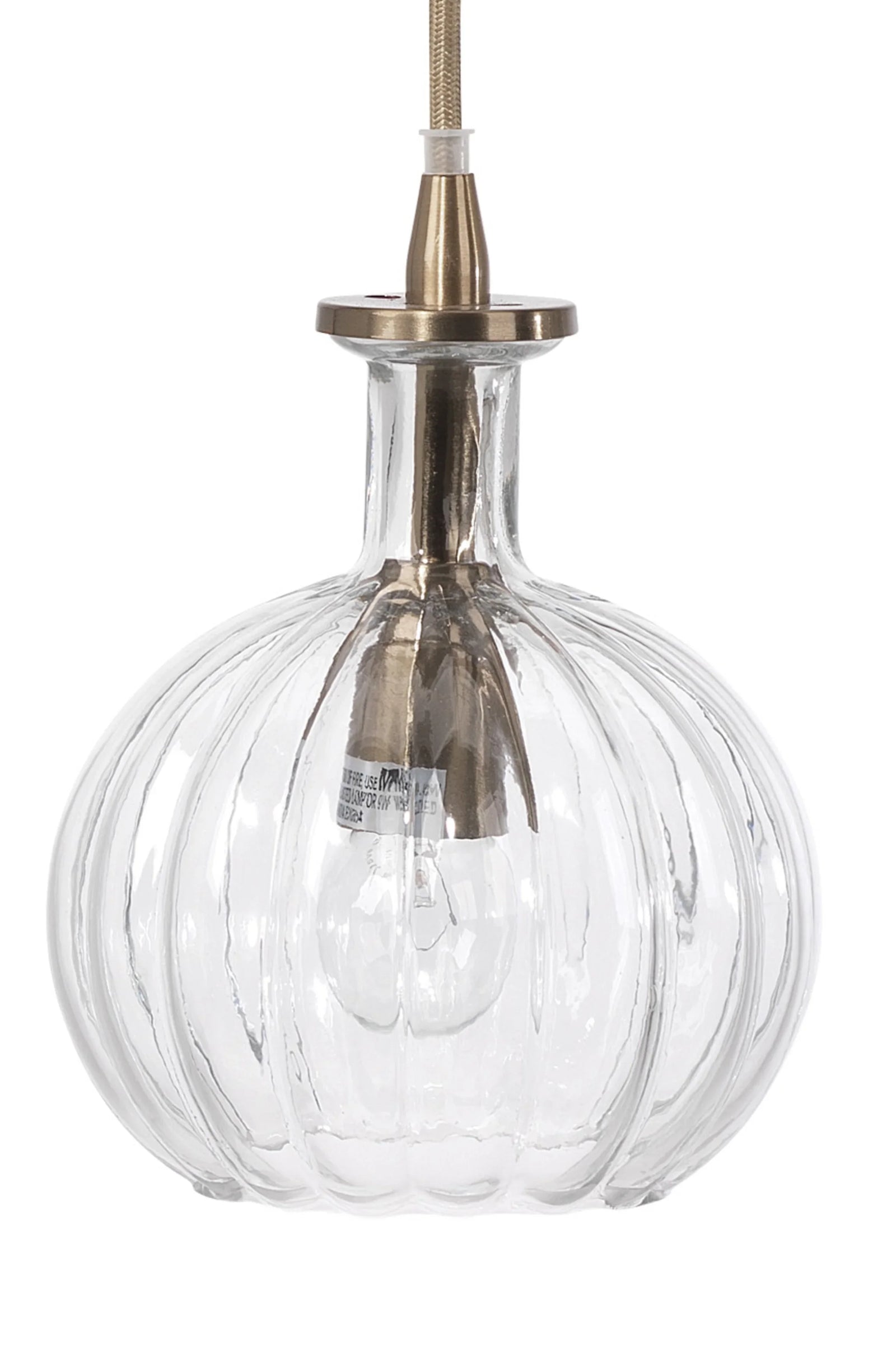 Sophia Carafe 1-Light Glass Pendant - AmericanHomeFurniture