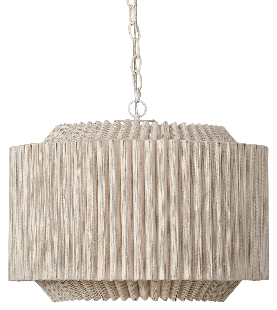 Theory Jute 4-Light Chandelier - AmericanHomeFurniture