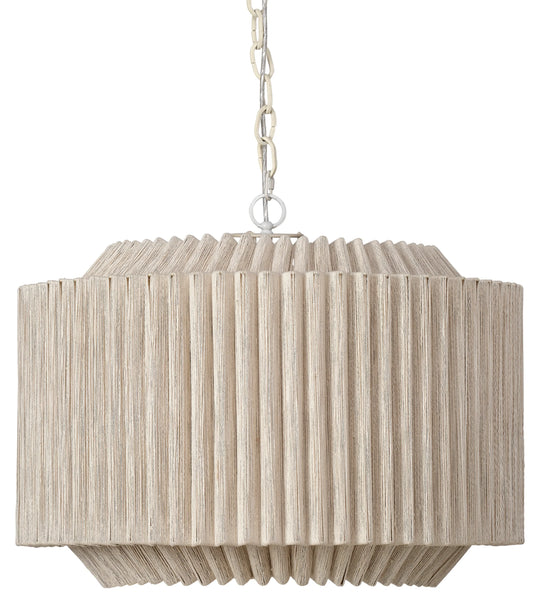 Jamie Young Theory Jute 4-Light Chandelier CHANDELIERS