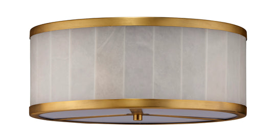Jamie Young Upsala Alabaster Flush Mount Ceiling Light, Large FLUSH MOUNT LIGHTING