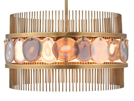 Jamie Young Upsala Agate 8-Light Chandelier CHANDELIERS