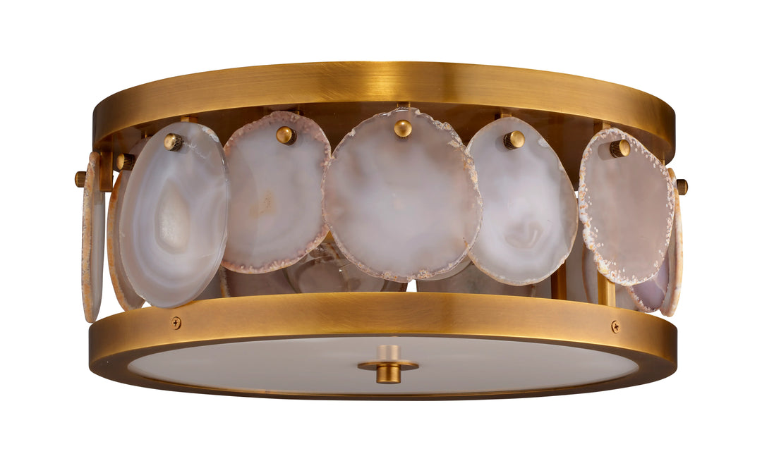 Upsala Agatge Flush Mount Ceiling Light, Small - AmericanHomeFurniture