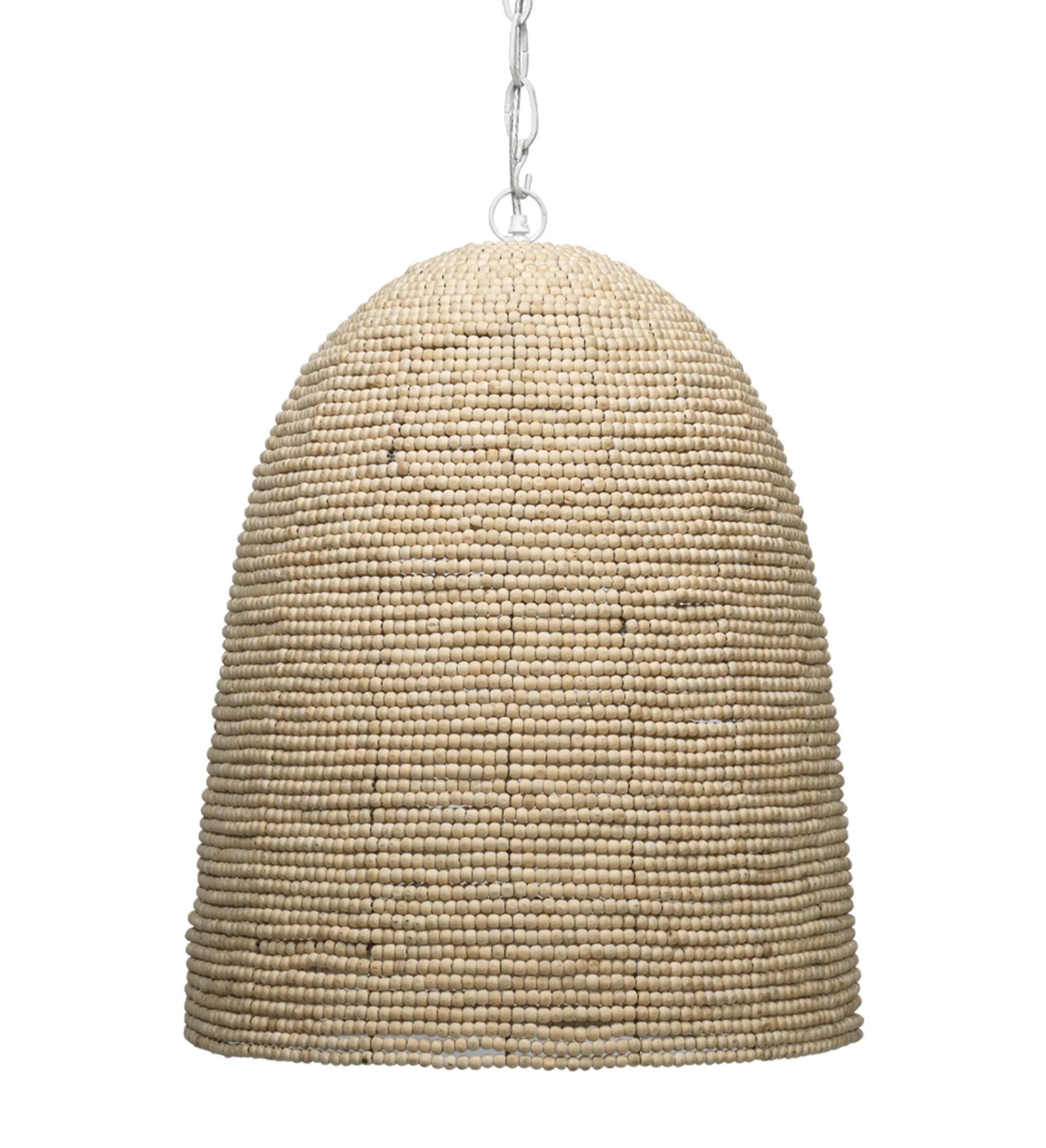 Waterfront Wood Beaded 1-Light Pendant - AmericanHomeFurniture