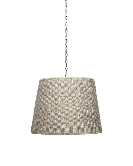 Jamie Young Willow Seagrass 2-Light Chandelier CHANDELIERS