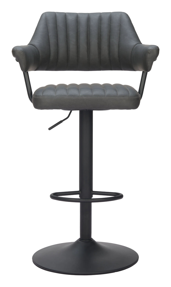 Erret Barstool Gray - AmericanHomeFurniture
