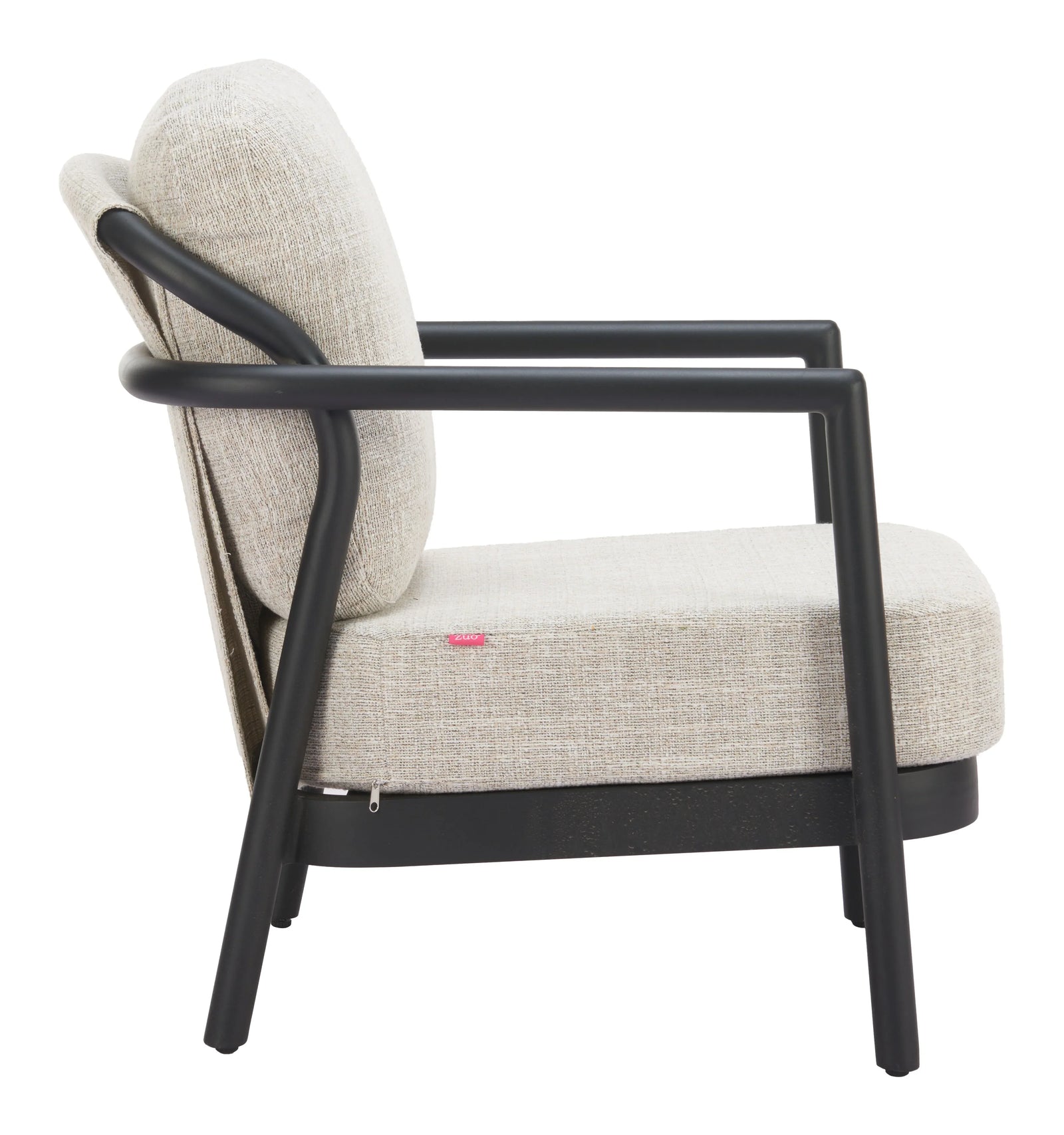 Zuo Rein Accent Chair Beige OUTDOOR CHAISE LOUNGES