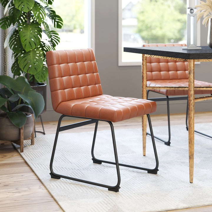 Pago Dining Chair (Set of 2) Brown - AmericanHomeFurniture