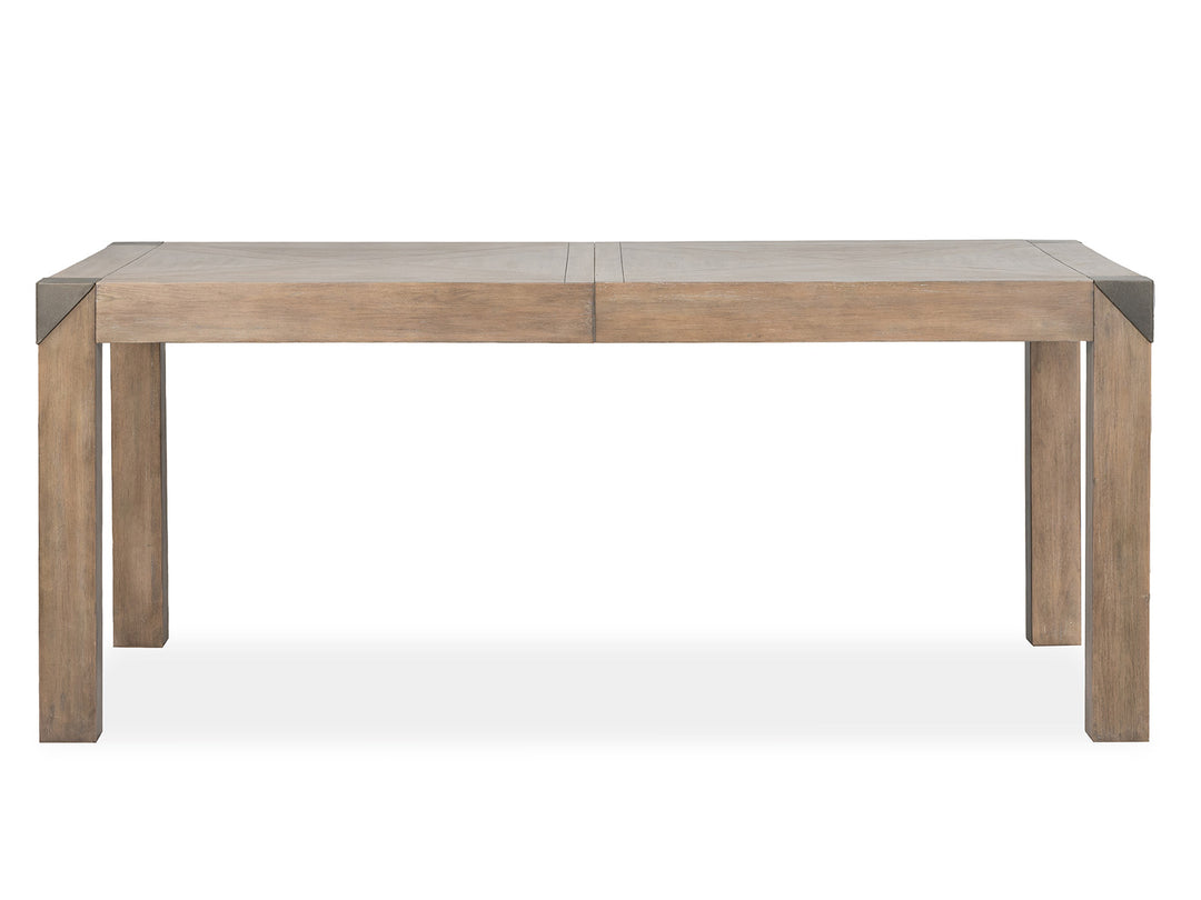 Ainsley Cerused Khaki Extendable Rectangular Dining Table - D5333-20