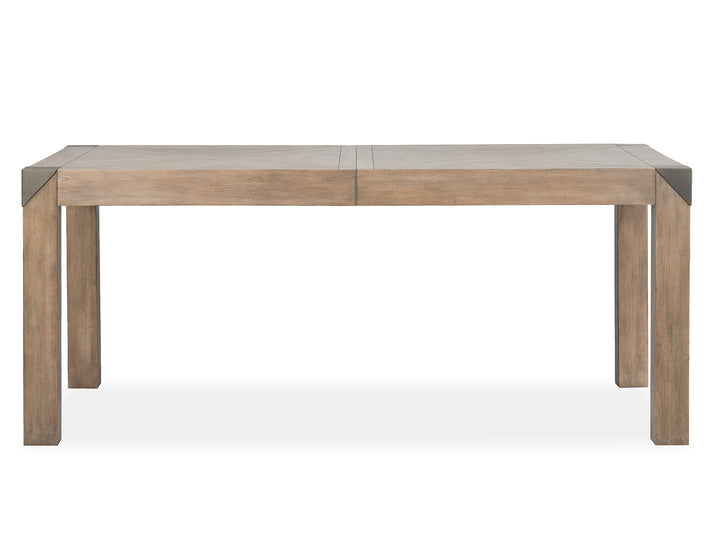 Ainsley Cerused Khaki Extendable Rectangular Dining Table - D5333-20