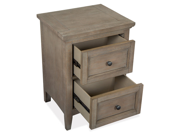 Paxton Place Dovetail Grey Small Drawer Nightstand - B4805-06