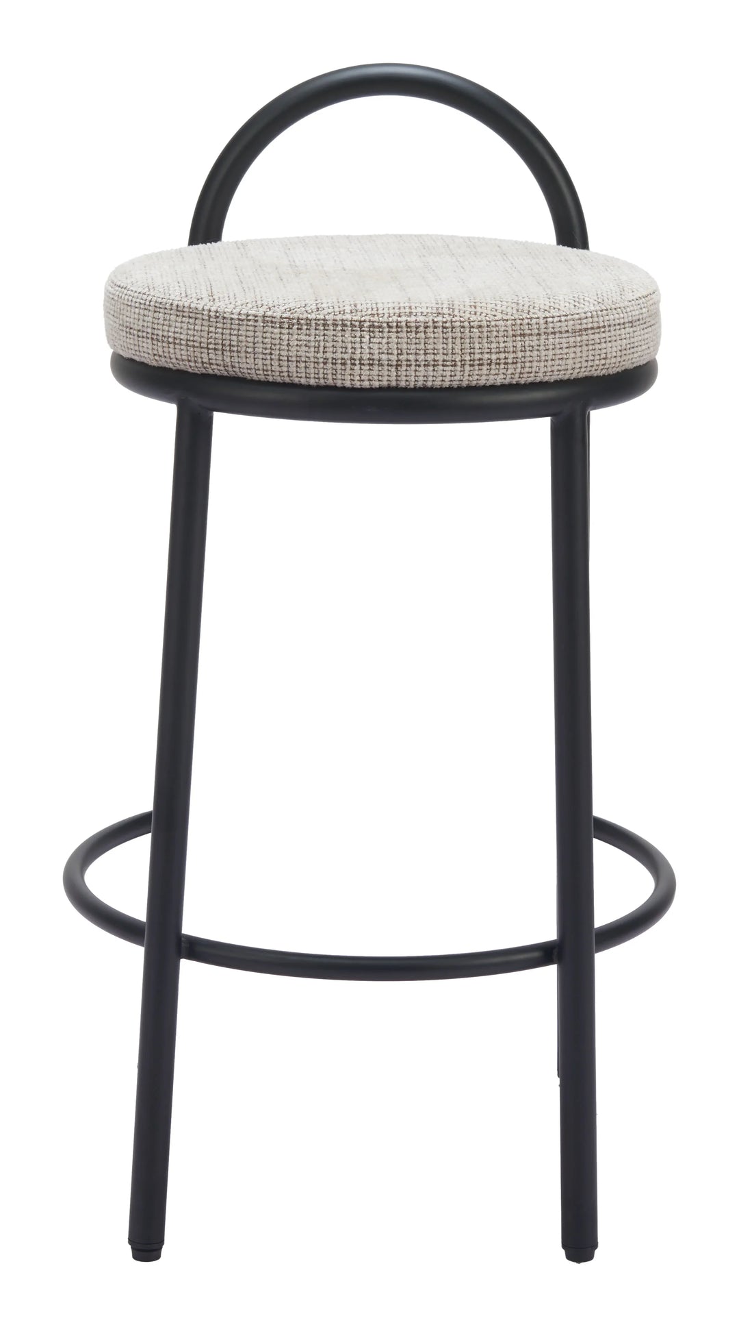 Sisal Counter Stool (Set of 2) Beige Tweed - AmericanHomeFurniture