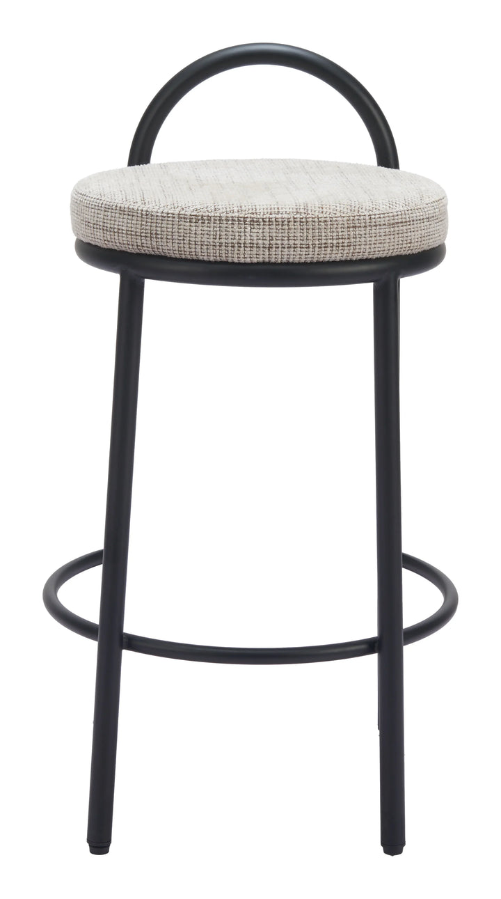Sisal Counter Stool (Set of 2) Beige Tweed - AmericanHomeFurniture