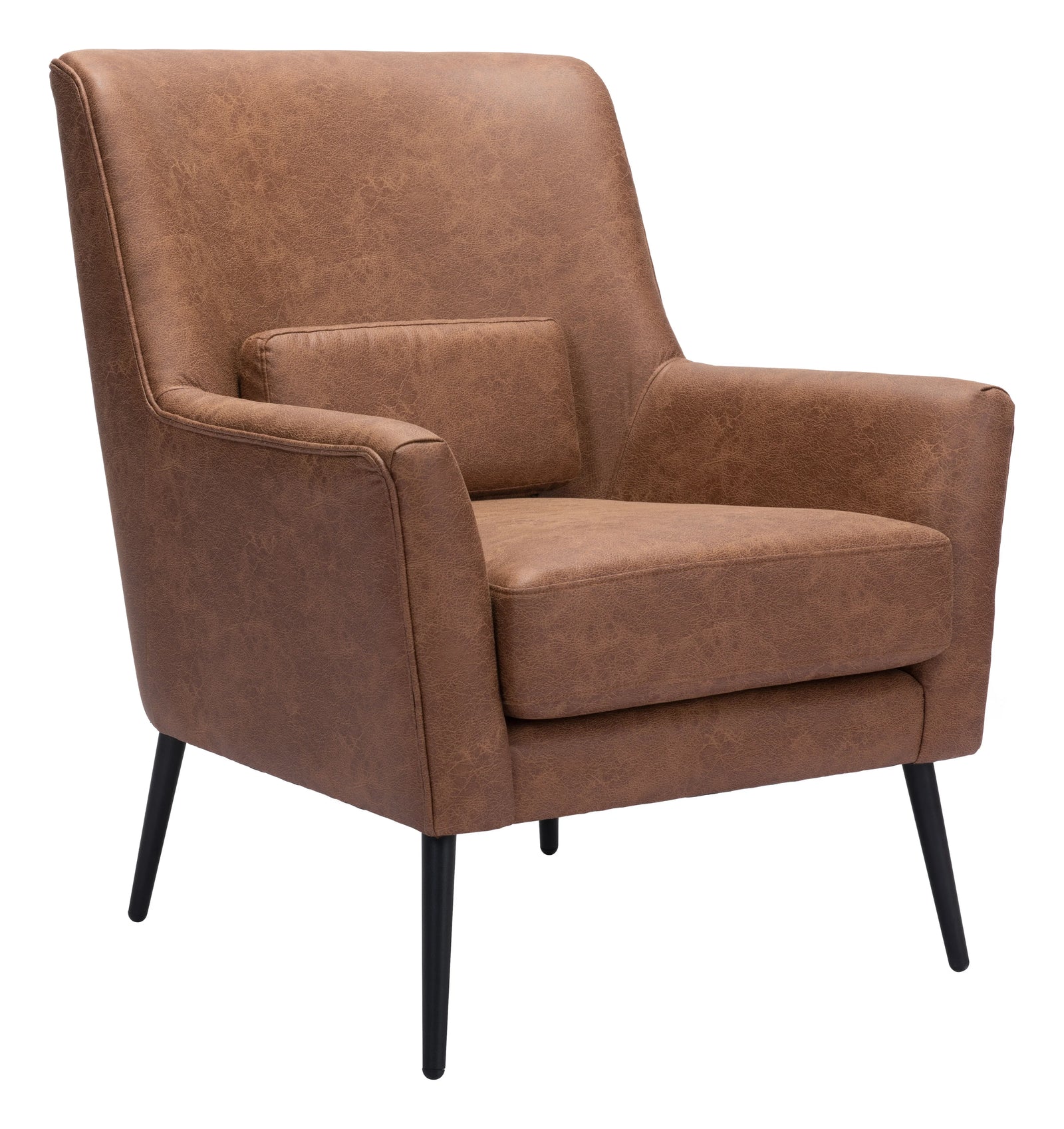 Zuo Ontario Accent Chair Vintage Brown ACCENT + LOUNGE CHAIRS