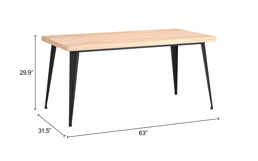 Saelen Dining Table Natural - 111102