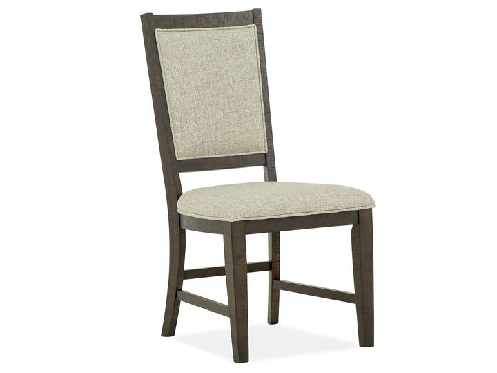 Westley Falls Graphite Step Upholstered Side Chair - Set of 2 - D4399-65