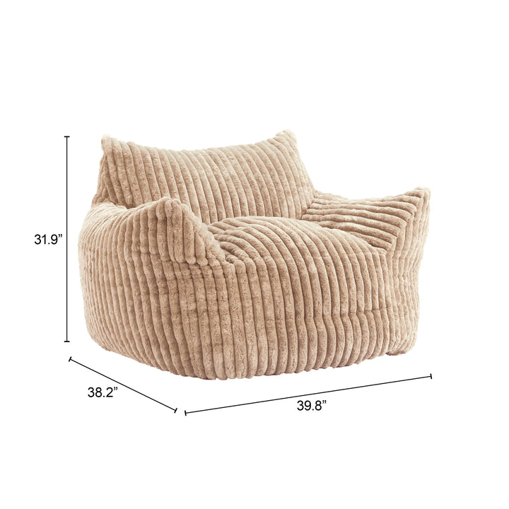 Calin Armchair Beige - AmericanHomeFurniture