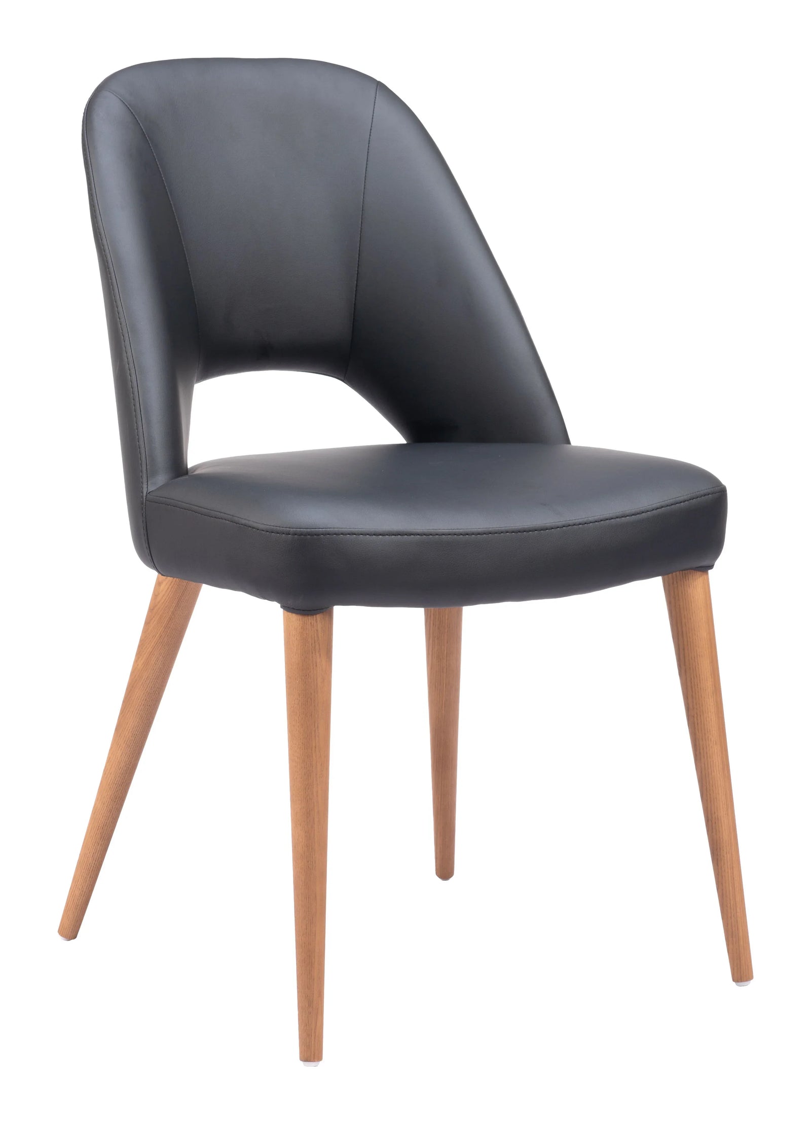 Zuo Leith Dining Chair (Set of 2) Black DINING CHAIRS