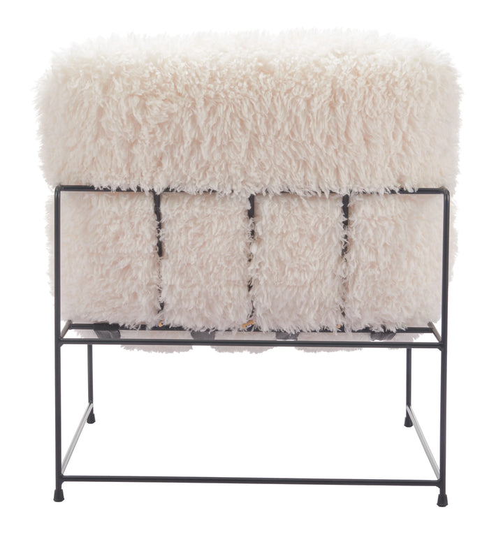 Pelut Accent Chair White - AmericanHomeFurniture