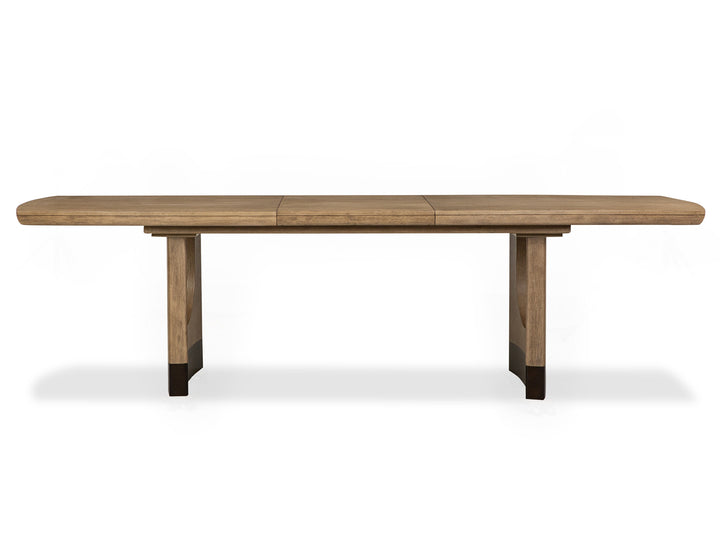 Tristan Swiss Coffee Extendable Trestle Dining Table - D5878-21