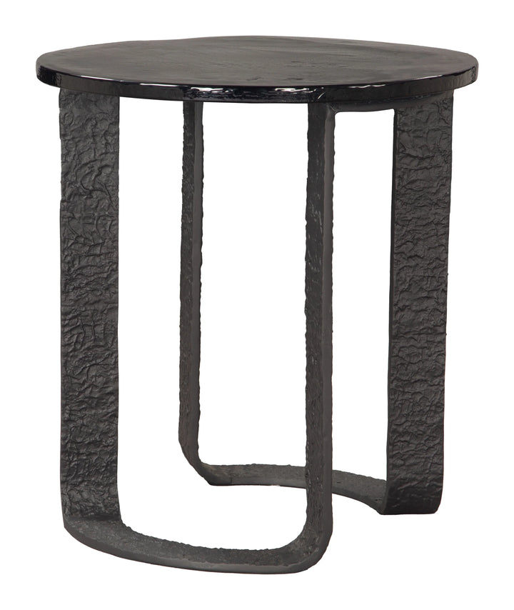 Divin Side Table Black - AmericanHomeFurniture