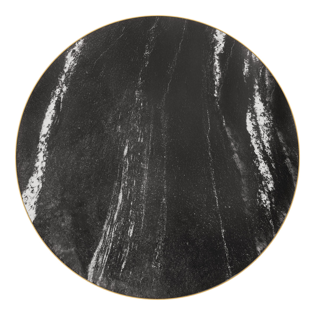 Batu Dining Table Black & Gold