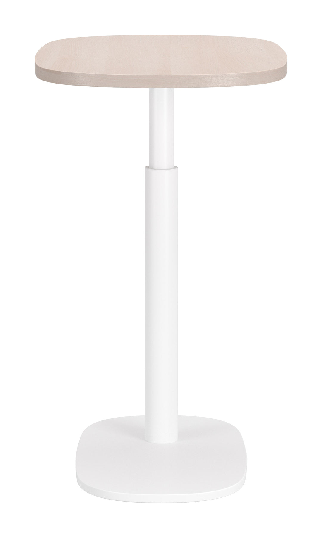 Buddy Adjustable Rotating Side Table Natural & White - 111127