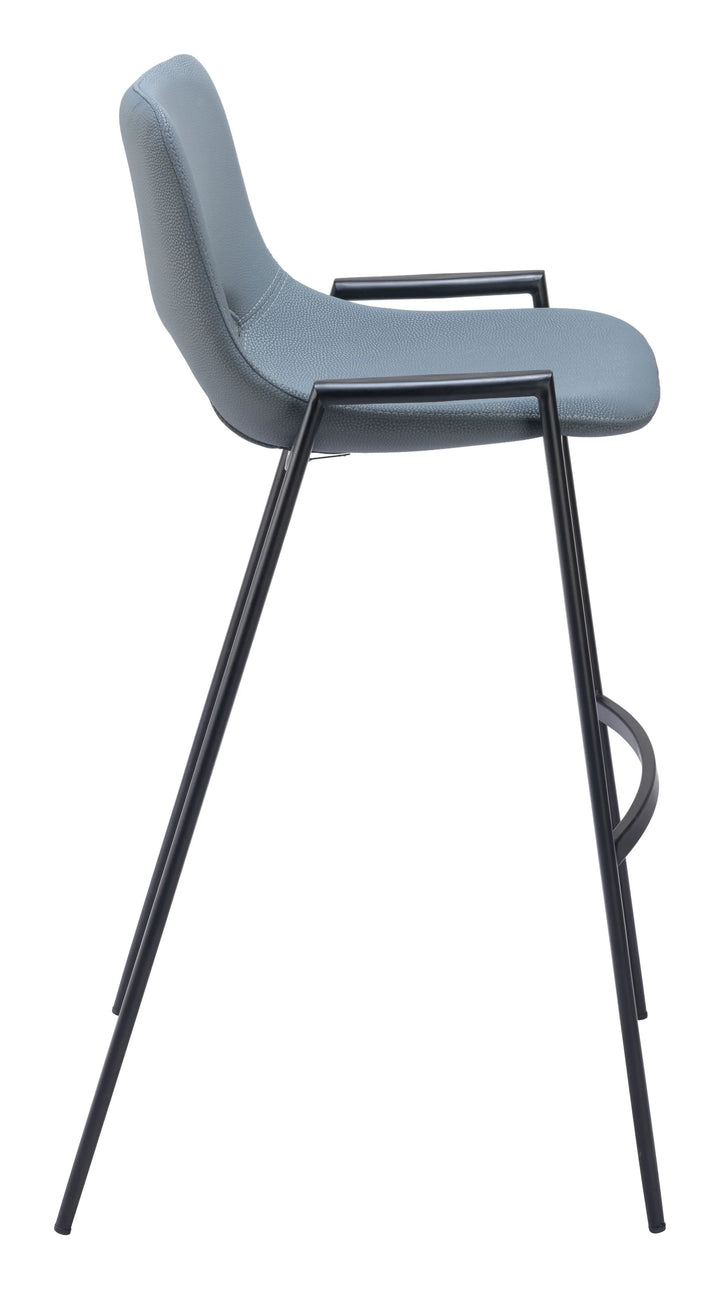 Desi Barstool (Set of 2) Azure Gray - AmericanHomeFurniture