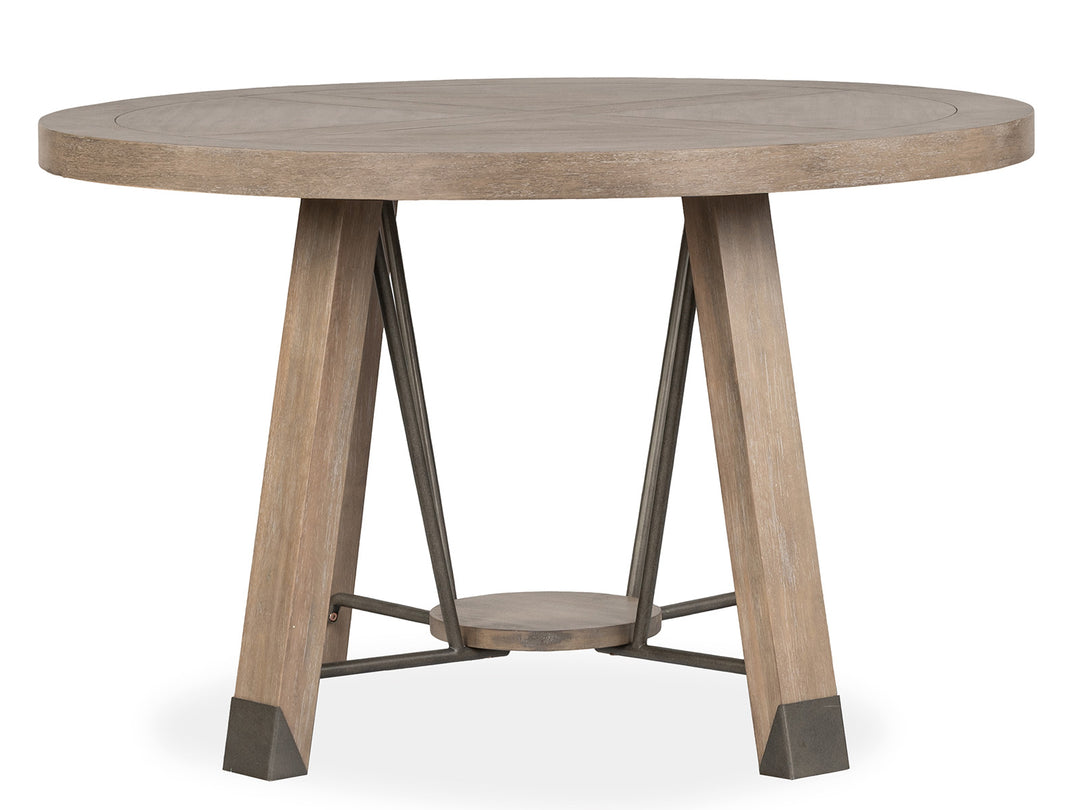 Ainsley Cerused Khaki 48" Round Dining Table - D5333-22