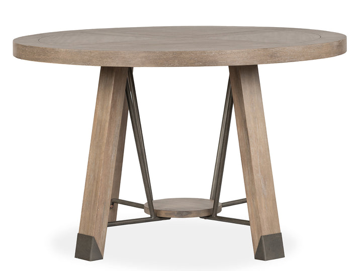 Ainsley Cerused Khaki 48" Round Dining Table - D5333-22