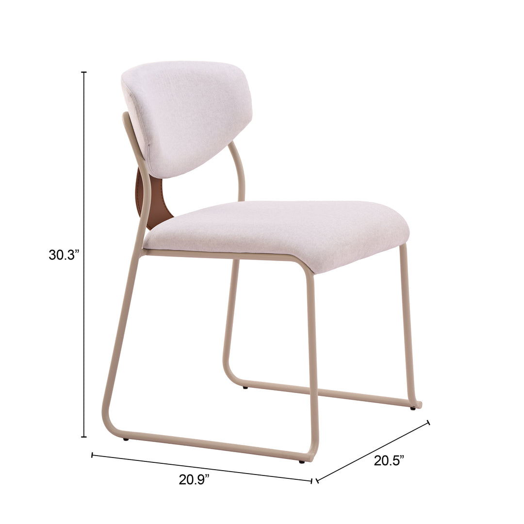 Meadow Dining Chair (Set of 4) Cloud White - 111212