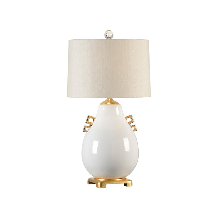 Snow White Glaze/Gold Leaf