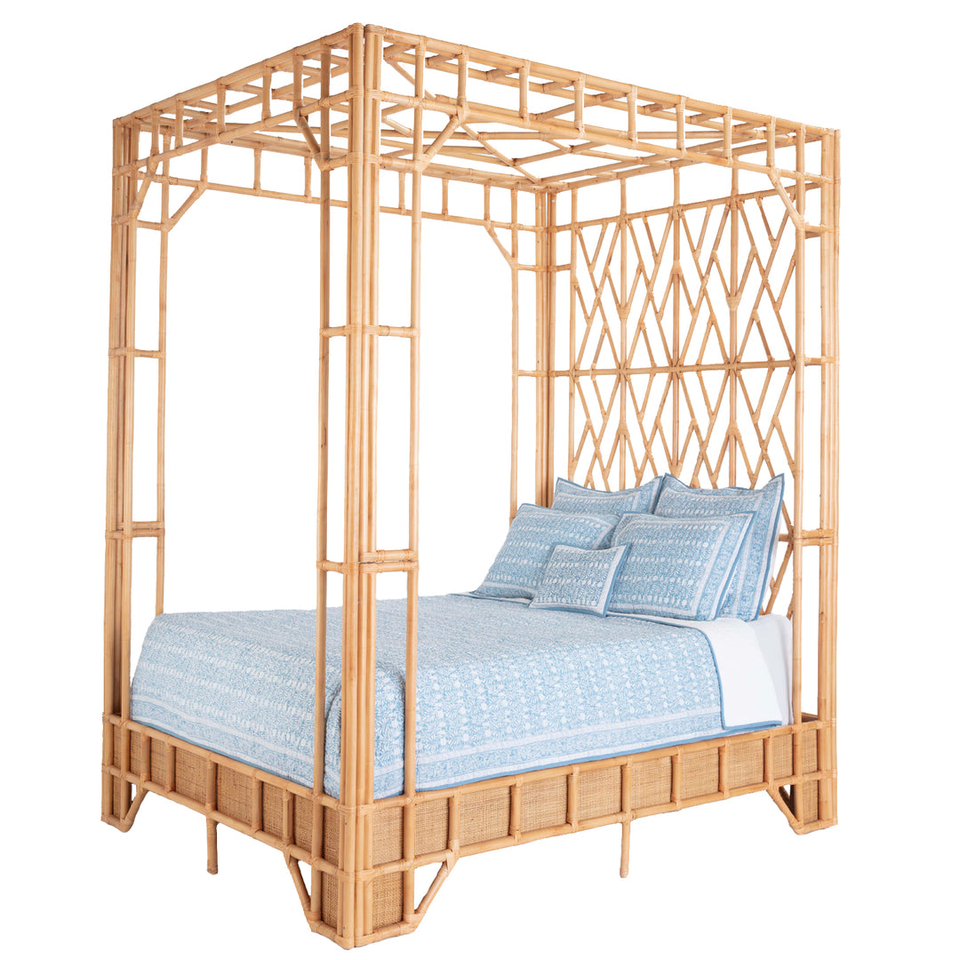 Paradise Canopy Bed - Queen - 60639094