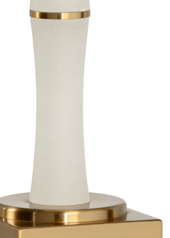 Natural White/Antique Brass