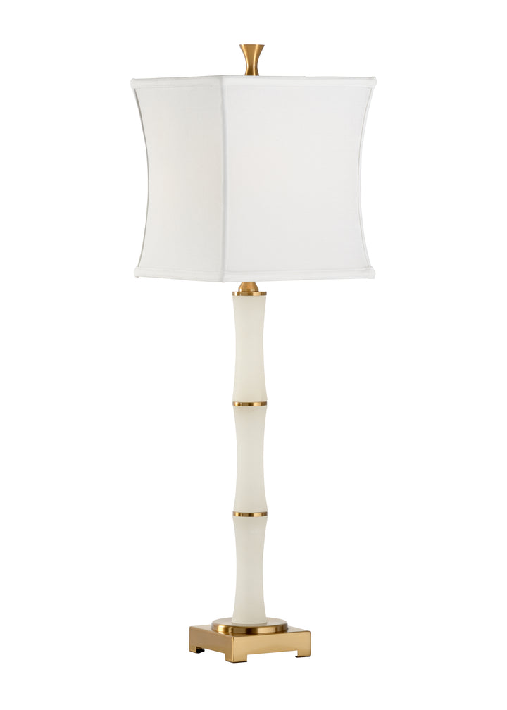 White/Antique Brass