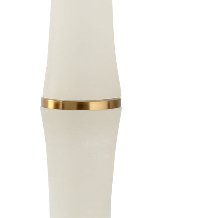 White/Antique Brass