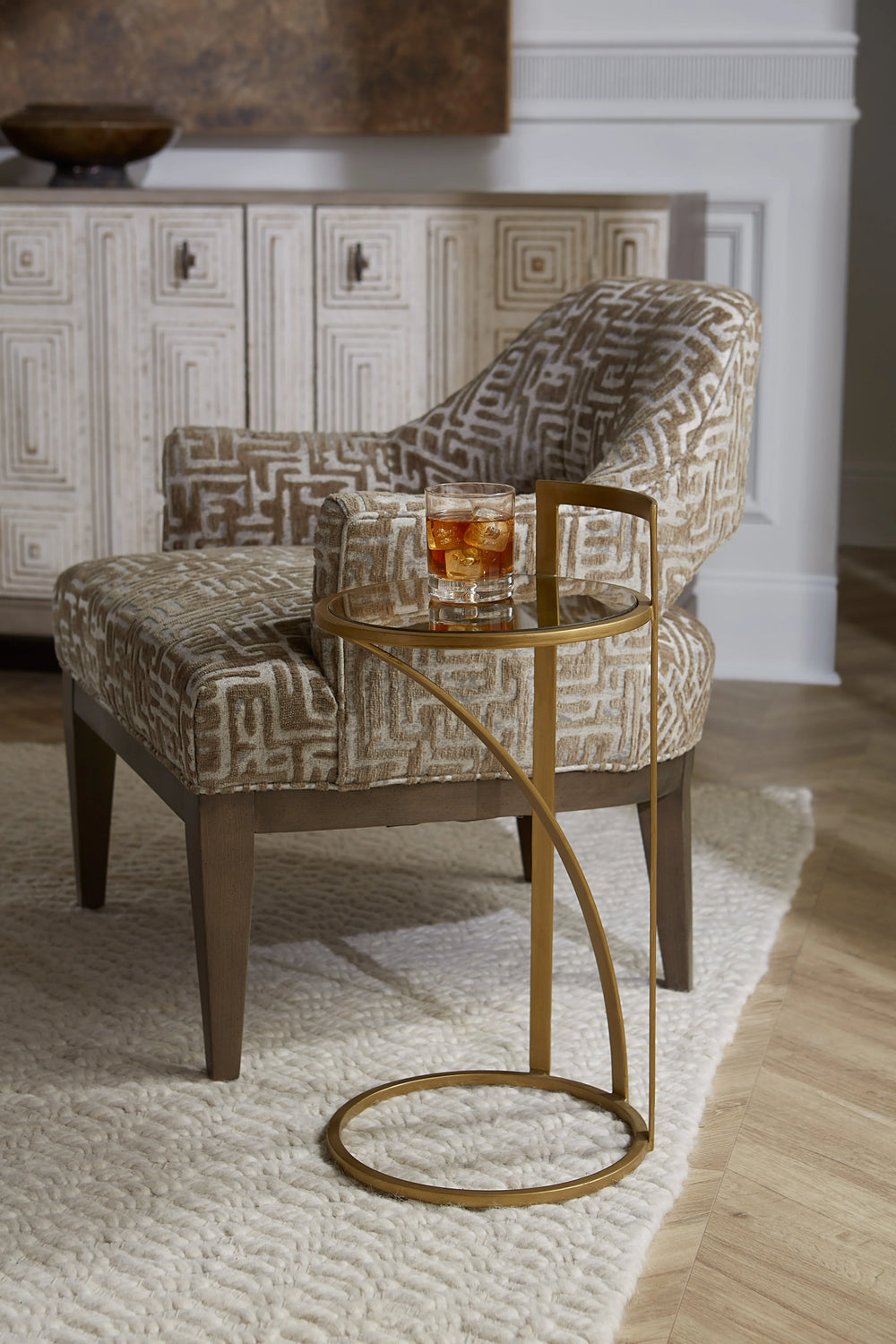 American Home Furniture Fairfield Chair French 75 Drink Table