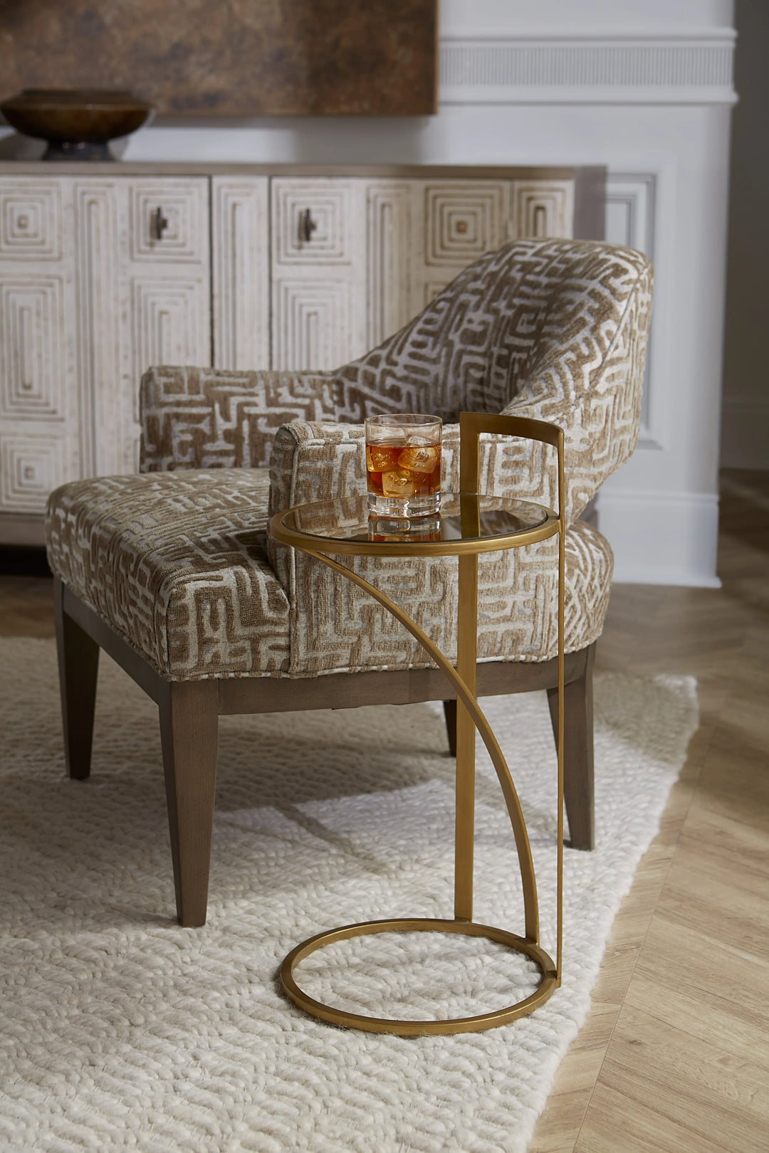 American Home Furniture Fairfield Chair French 75 Drink Table