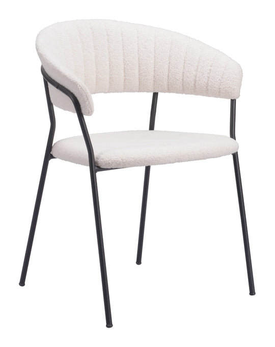 Zuo Josephine Dining Chair (Set of 2) Cream DINING CHAIRS