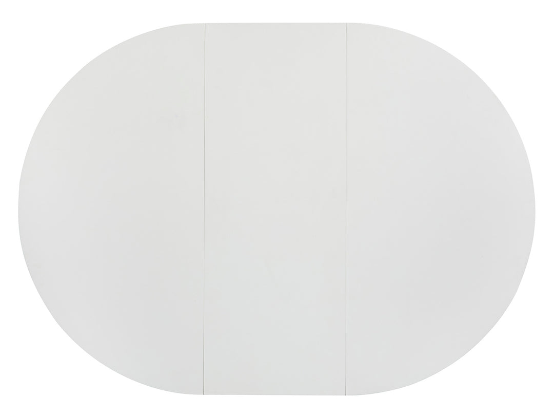 Charleston White Dove White Extendable 48" Round Dining Table - D5611-22WH